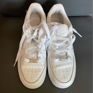 Nike white AirForce size 5y